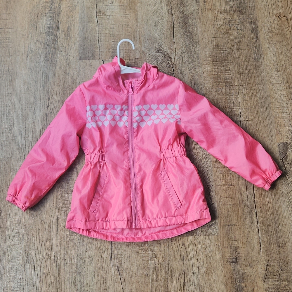 Healthtex Pink Jacket with Heart Design